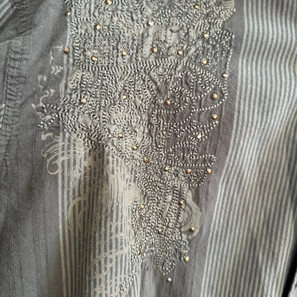 Men's Collared Dress Shirt Size Large - Picture 3 of 8